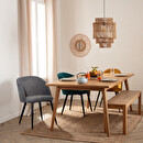 Sessel "Celeste" Cord, Grau Grau