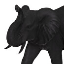 Elefantenstatue Schiefergrau, H.52 cm Schiefergrau