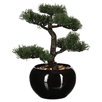 K&uuml;nstlicher bonsai keramiktopf, h.36 cm