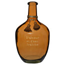 Dame-Jeanne-Vase "Gypsy" Glas, H.31 cm Grau
