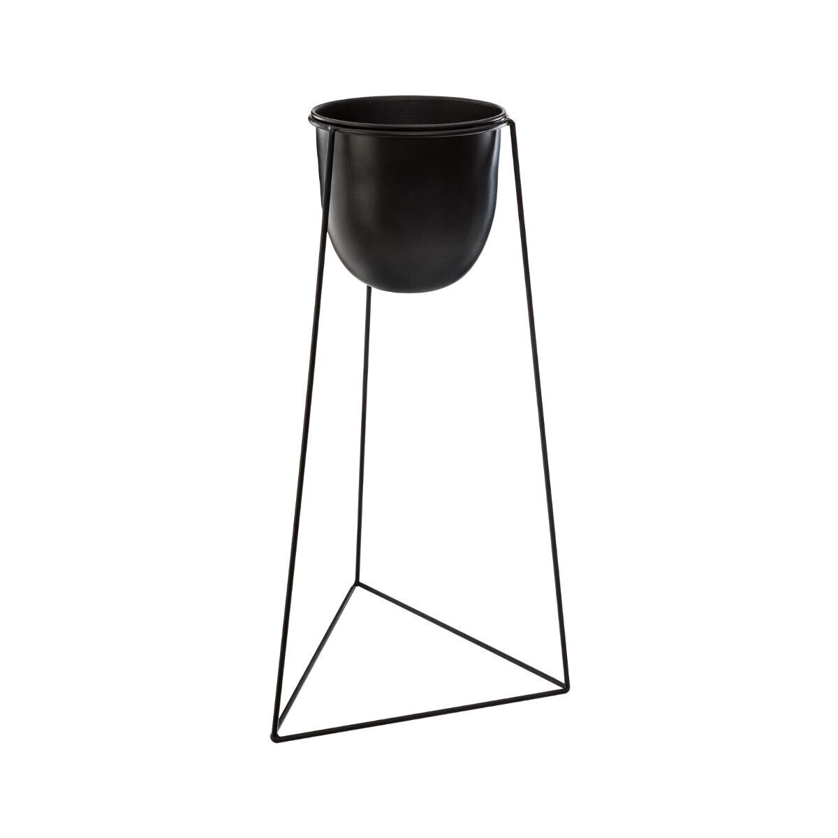 Set mit 2 Töpfen Schwarz Schwarz