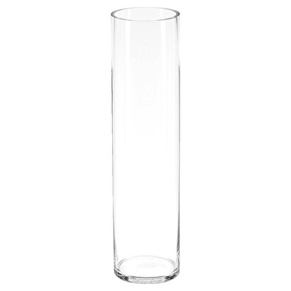 Zylinder-vase, glas h.60 cm