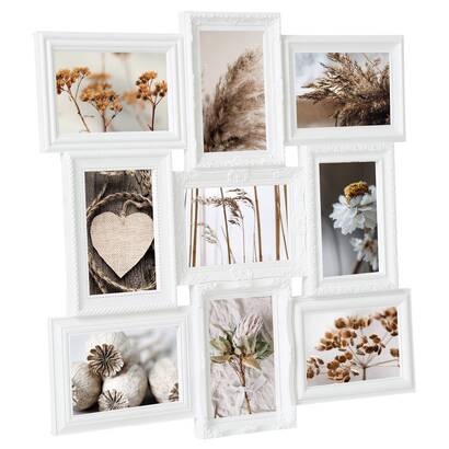 Memoboard "suzy" wei&szlig;es harz, 9 fotos