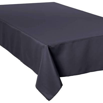 Fleckenschutz-tischdecke schiefergrau, 150x300 cm