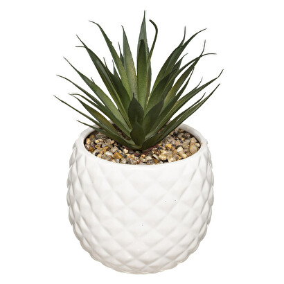K&uuml;nstliche pflanze "ananas" h.21 cm