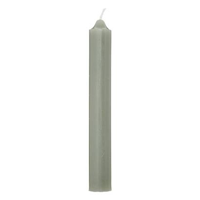 Satz von 10 stabkerzen eukalyptusgr&uuml;n, 45g