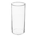 Zylinder-Vase, Glas H.30 cm Durchsichtig