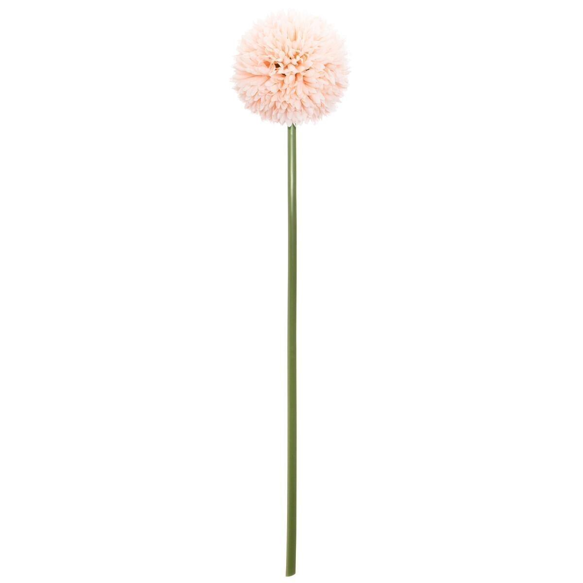 Künstlicher Pomponschaft H.60 cm Rosa