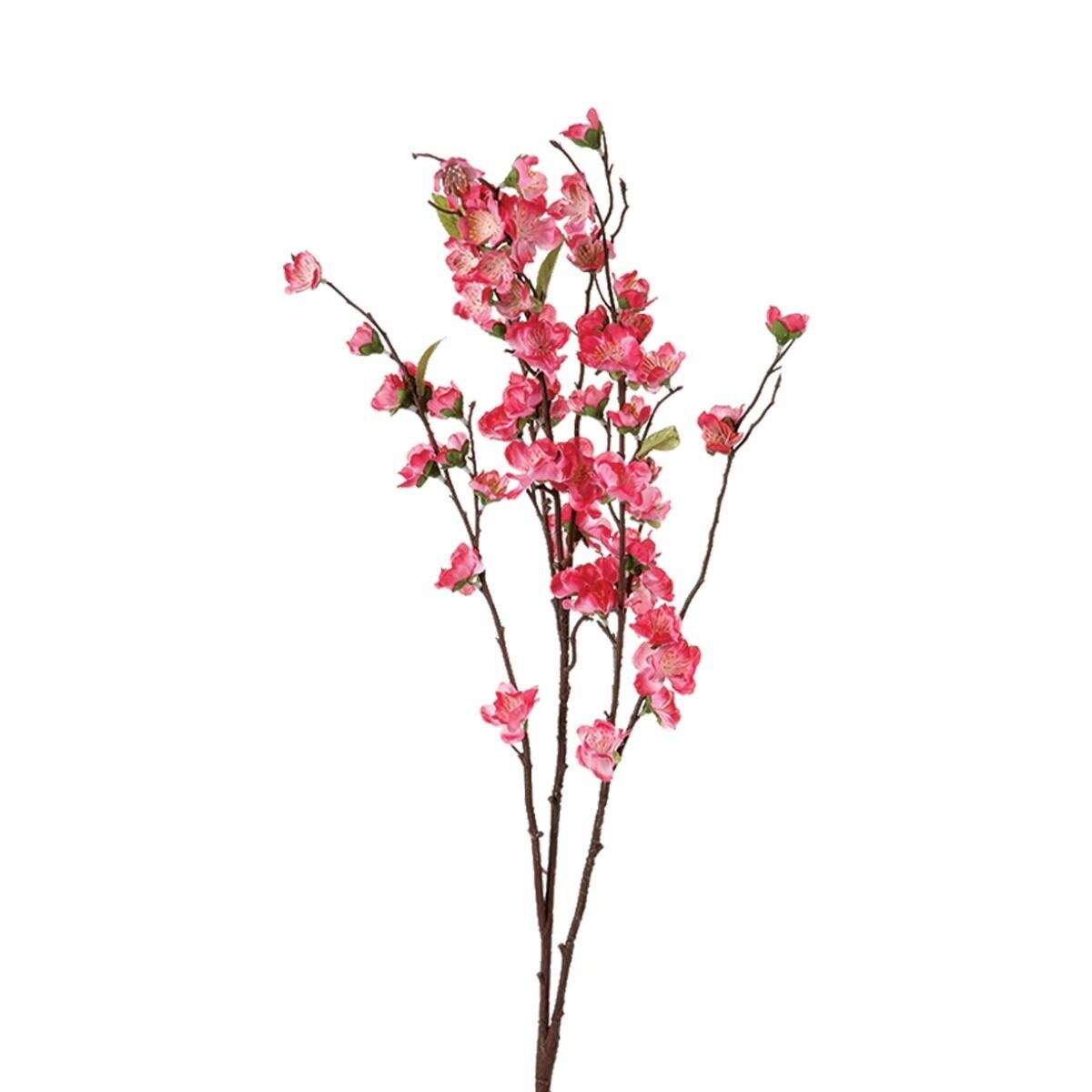 Künstlicher Kirschblütenzweig H.110 cm Rosa