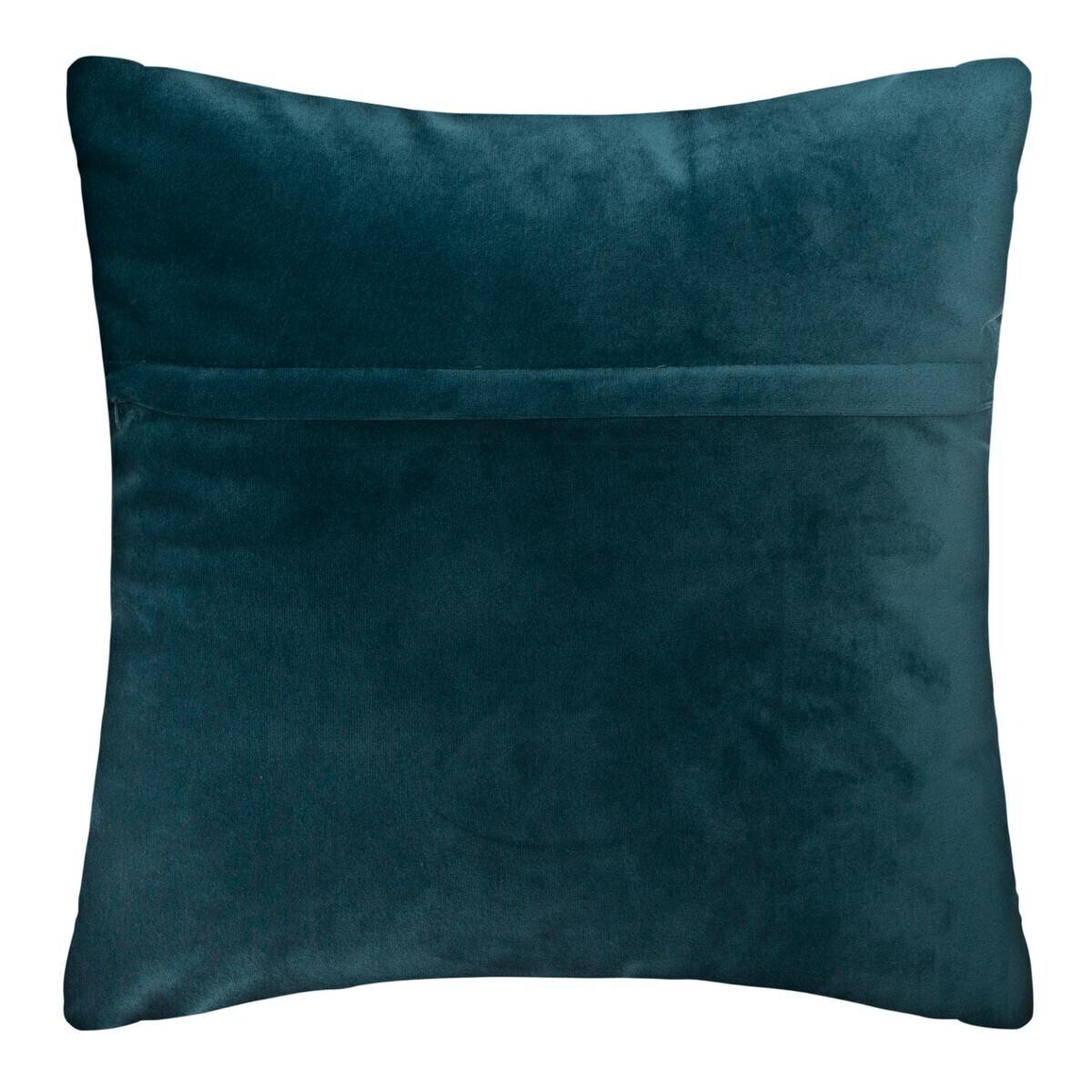 Kissen "Dolce", Samt Blau, 40x40 cm Blau