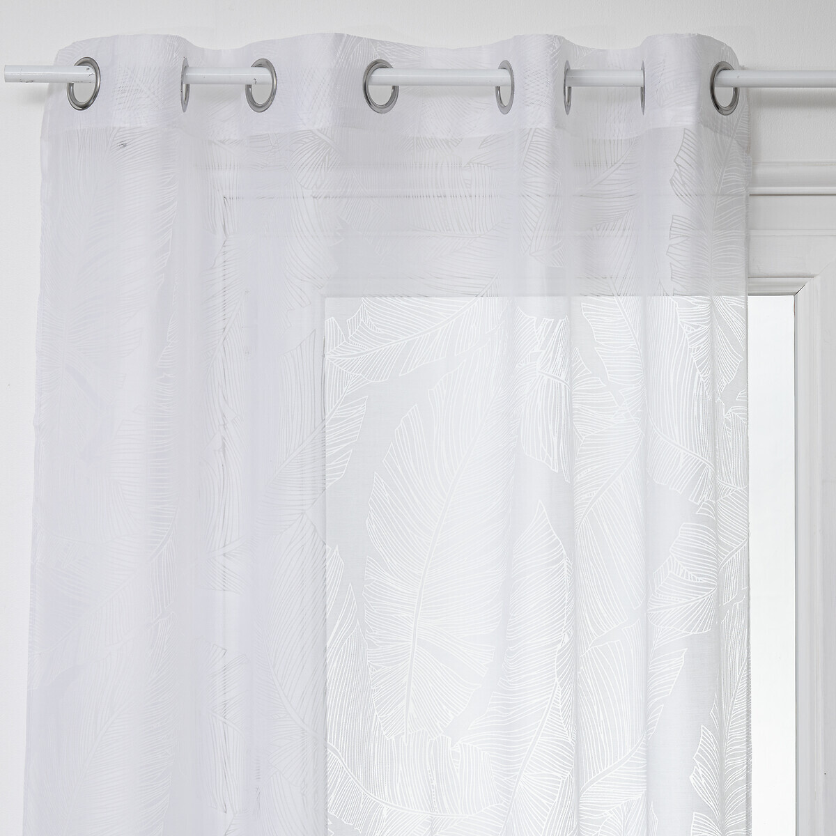 Voile "Devo" Weiß, 140x240 cm Weiß