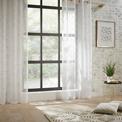 Voile "mia" wei&szlig;, 140x240 cm