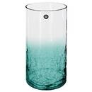 Zylindervase, rissiges Glas H.30 cm Durchsichtig