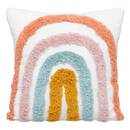 Kinderkissen "Regenbogen", Baumwolle 40x40 cm Mehrfarbig