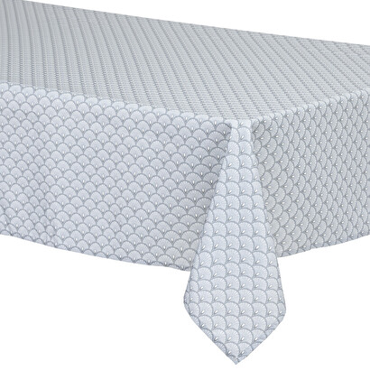 Fleckschutz-tischdecke "livia" grau, 150x300 cm