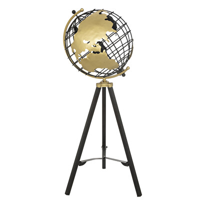 Globus "ramon", metall schwarz, 70 cm