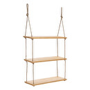 Wandregal "Blaise" 60x105 cm Nat&uuml;rliches Holz