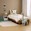 Bettwäsche-Set "Dinosaurier" Baumwolle, beige, 140x200 cm Beige