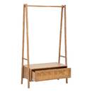 Eingangsmöbel 1 Schublade "Tiria" Eschenfurnier, H.162 cm Natürliches Holz