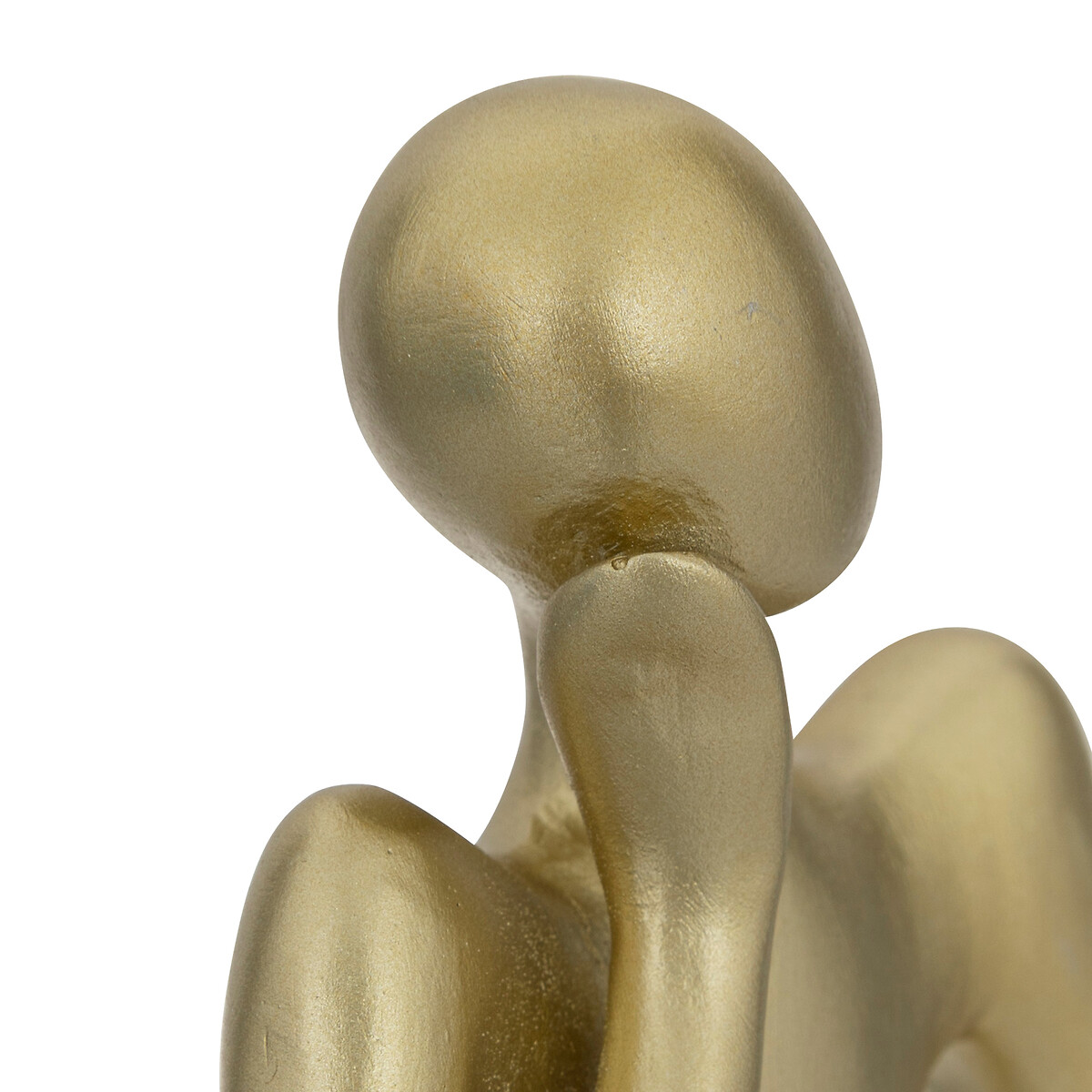 Set von 3 Statuetten "Frau" Goldfarben, H.17 cm Gold