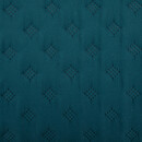 Bettüberwurf, 2 Kissenbezüge 'Kalia' Blau, 240x260 cm Ägäis-Blau