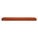 Doppelt klappbarer Pouf "Lilou" Samt, 76x38 cm Bernstein