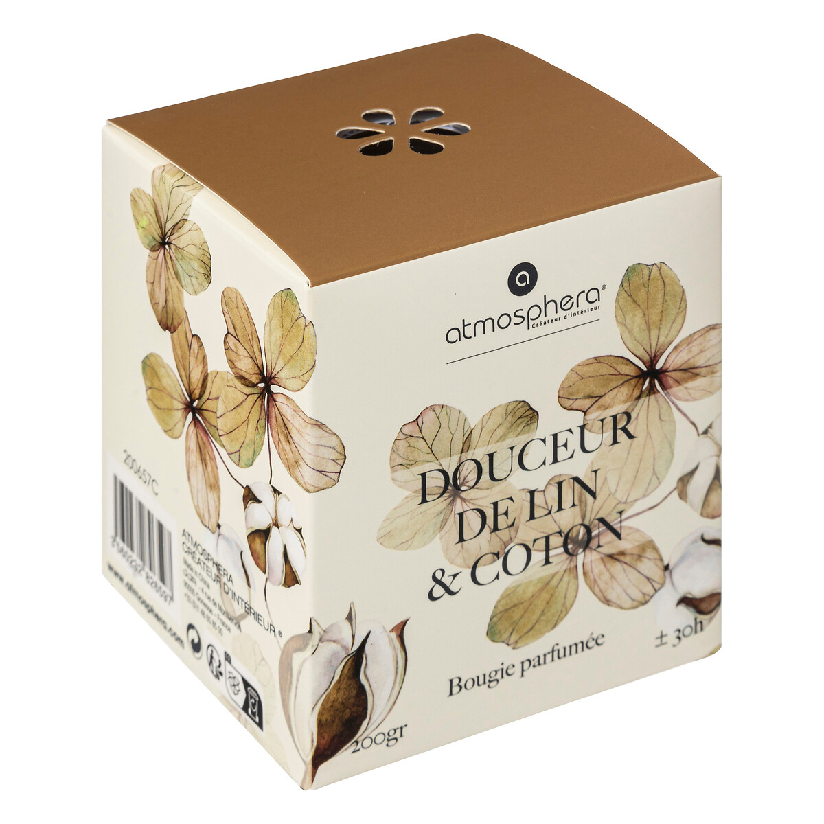 Duftkerze "Oudy" Baumwollbl&uuml;te, 200g Baumwollbl&uuml;te