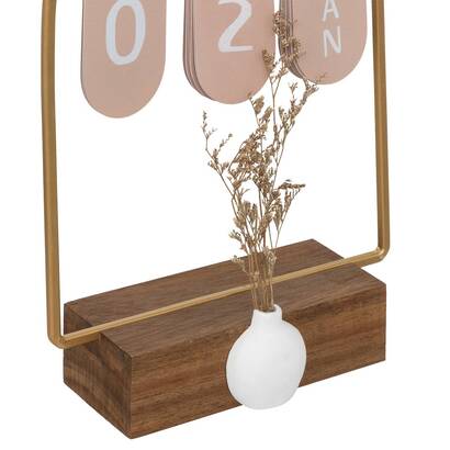 Kalender "the floral" h.30 cm
