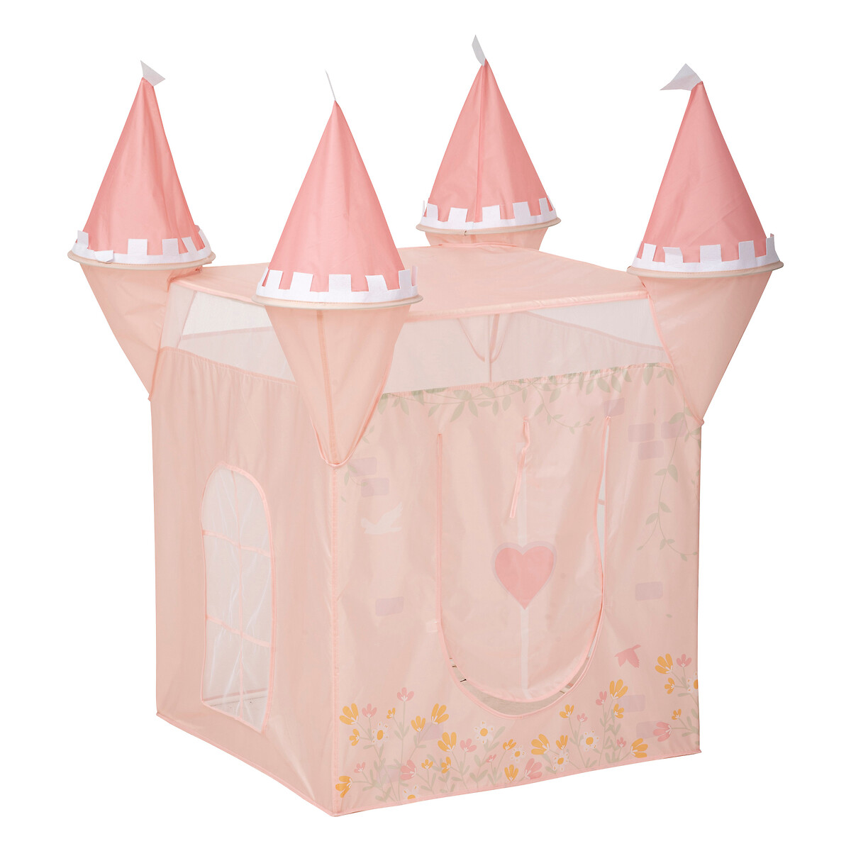 Kinderspielzelt "Schloss" Rose, H. 78 cm Rosa