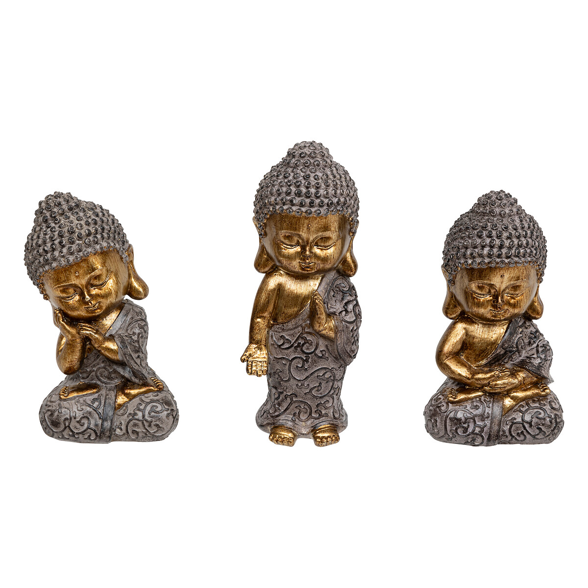 Sitzende 'Buddha'-Statue H.14 cm Modell 1
