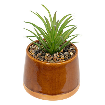 K&uuml;nstliche pflanze, keramiktopf h.12 cm