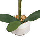 Künstliche Orchidee "Clera" Keramiktopf, H.52 cm Weiß