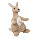 XL-K&auml;nguru-Pl&uuml;schtier "Blake" Beige, H.63 cm Beige