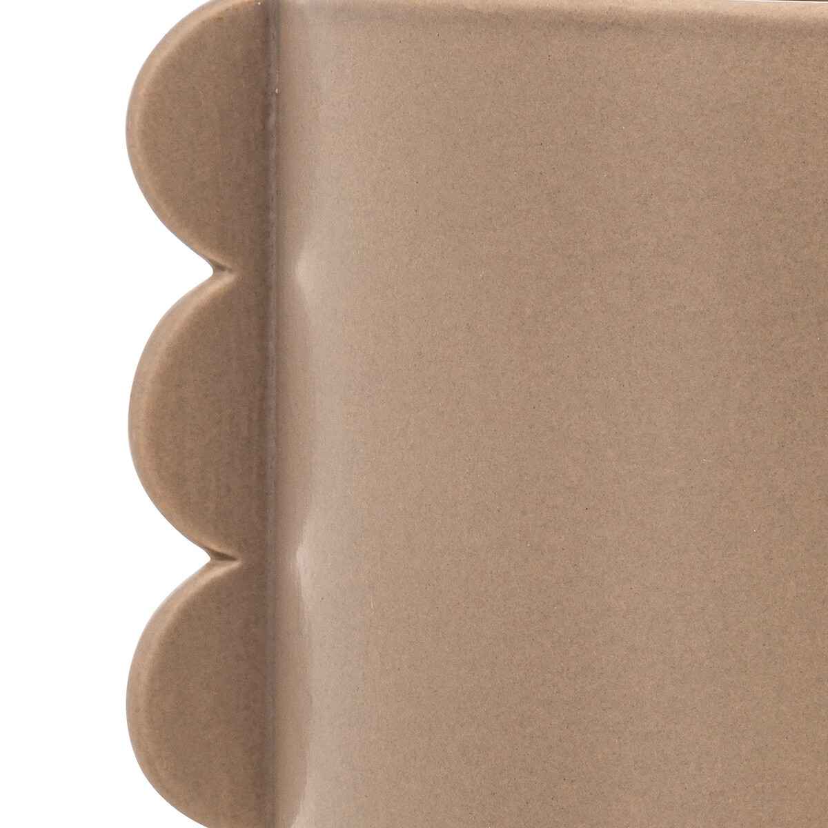 Übertopf "Hind" Keramik, H25 cm ecrufarben