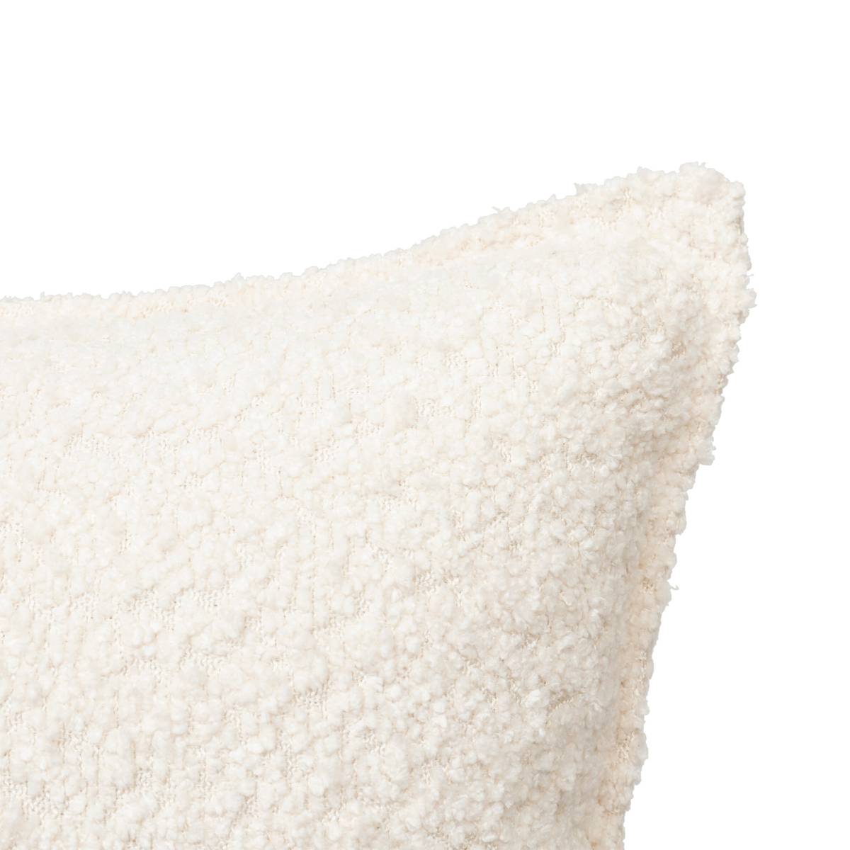 Boucle-Kissen "Soana" Elfenbeinweiß, 30x50 cm Elfenbeinweiß