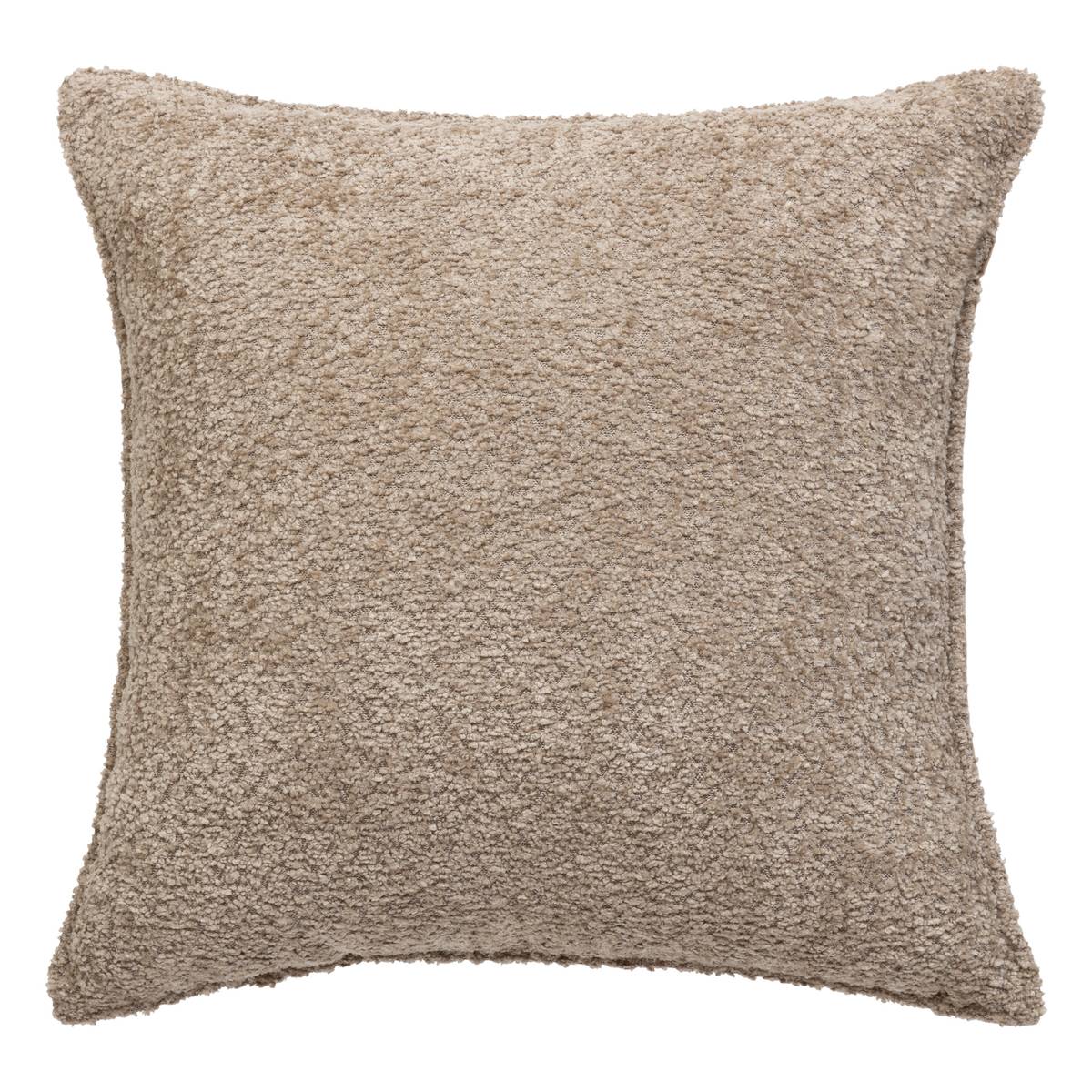 Boucle-Kissen Soana , Beige Leinen, 45x45 cm