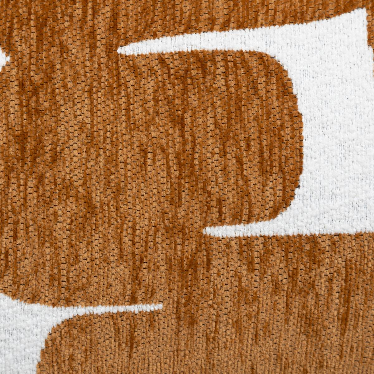 Kissenbezug "Jeni", Chenille Braun, 50x30 cm Braun