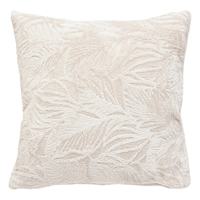 Flanellkissen "ryo" beige leinen, 40x40 cm
