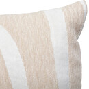 Jacquard-Kissen 'Madini' Beige Leinen, 30x50 cm Leinenbeige