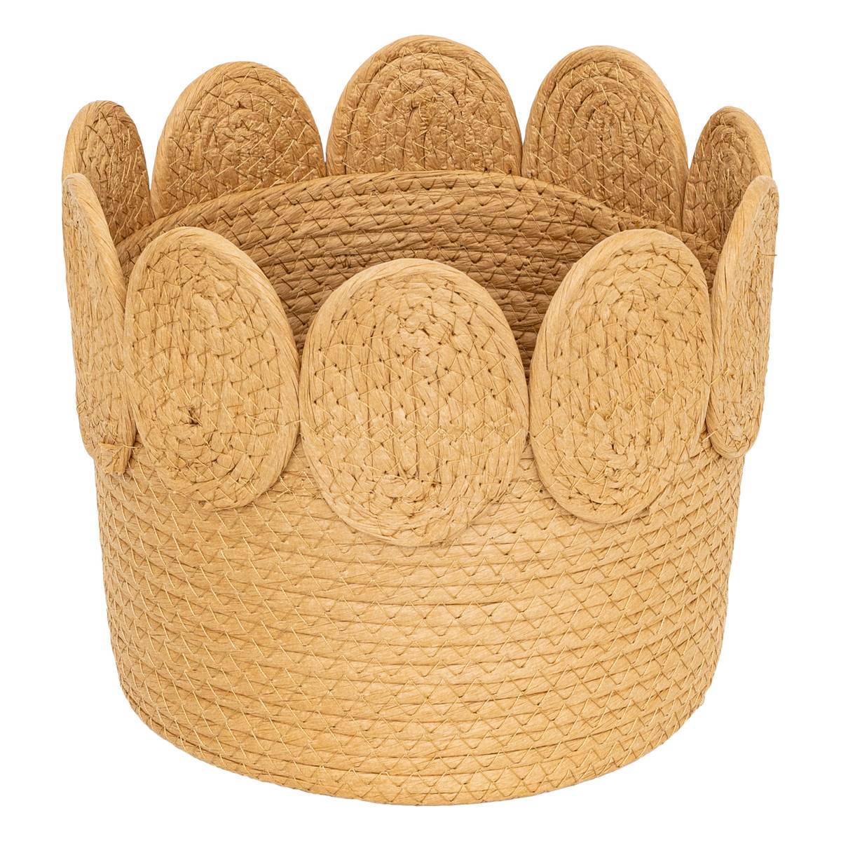 3er-Set runde Körbe "Inuit-Träume" L.22/26/29 cm Beige