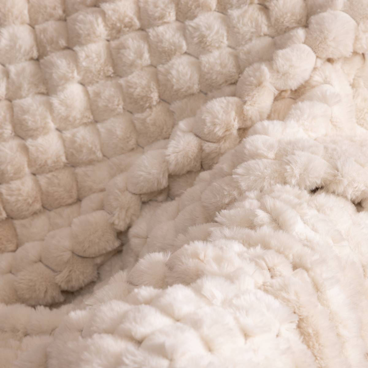 Plaid "Adriel" 160x120 cm Beige