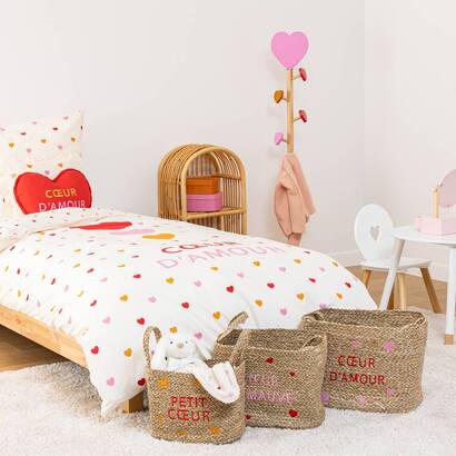 Kinder-garderobenst&auml;nder herz "solea" beige, h.135 cm