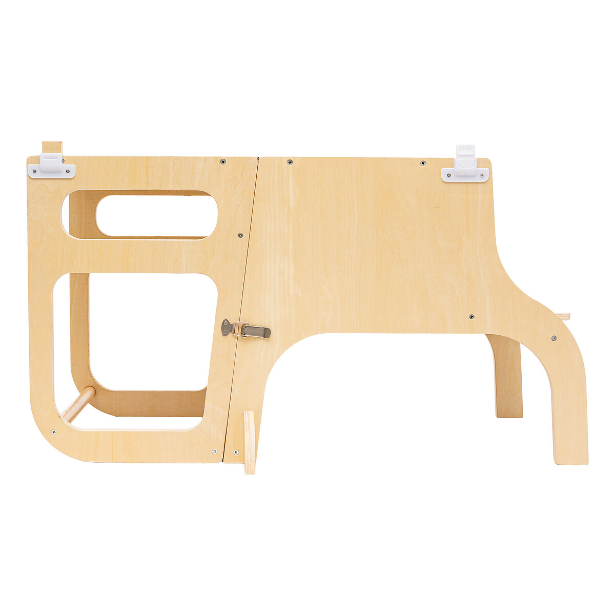Kindersichtturm "Alba" 3 in 1, H.91 cm Nat&uuml;rliches Holz