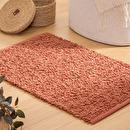 Rechteckiger Teppich "Soana" Bouclette, 60x90 cm Taupe-Grau