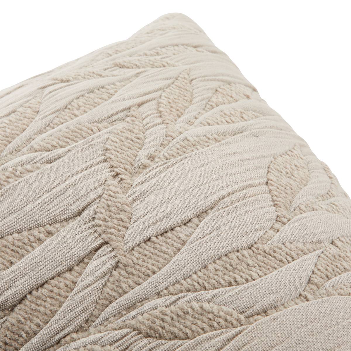Jacquard-Kissen "Lehto" Baumwolle, Leinen, 58x38 cm Leinenbeige
