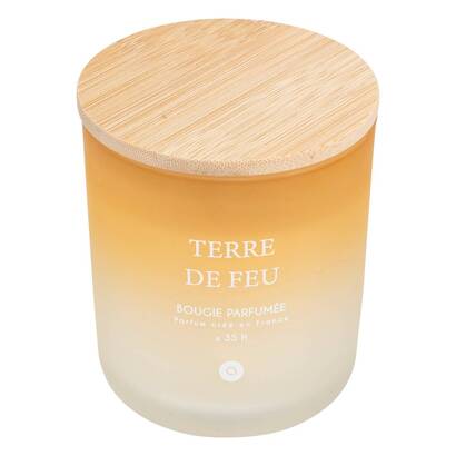 Duftkerze "erde des feuers" fliederstrau&szlig;, 255g