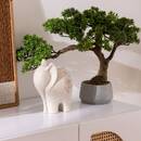K&uuml;nstlicher Bonsai im Topf "Polin" Keramiktopf, Gr&uuml;n, H. 45 cm Gr&uuml;n