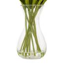 Tulpenkomposition mit Vase "Hector" Weiß, H.28,5 cm Weiß