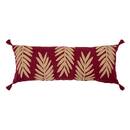 Besticktes Kissen 'Yucatan' Violett, 30x80 cm Lila