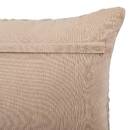 Jacquard-Kissen "Lehto" Baumwolle, Leinen, 58x38 cm Leinenbeige